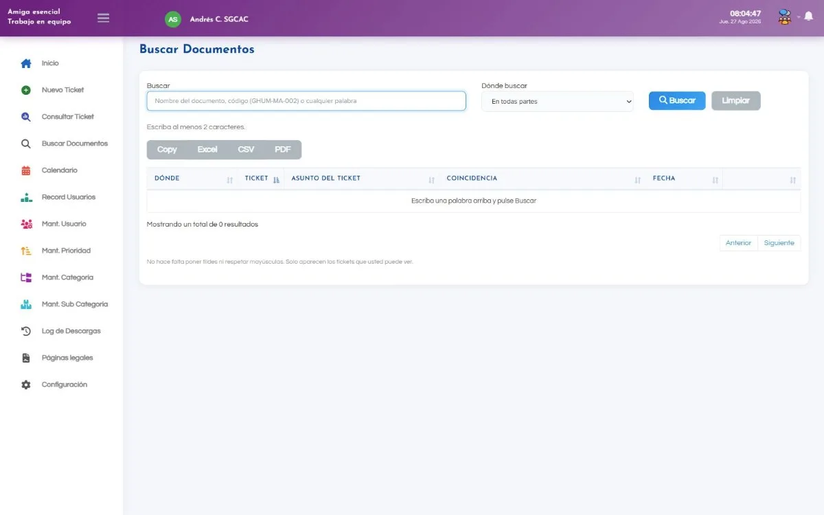 Buscar documentos